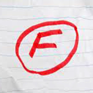 F grade